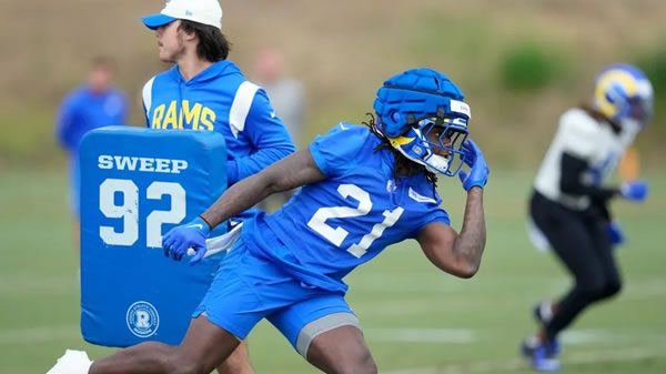 la-rams-zach-evans Zach Evans LA Rams RB