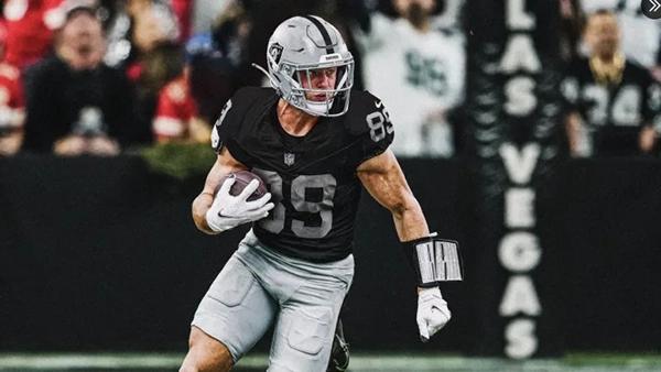 las-vegas-raiders-brock-bowers Brock Bowers Las Vegas Raiders TE