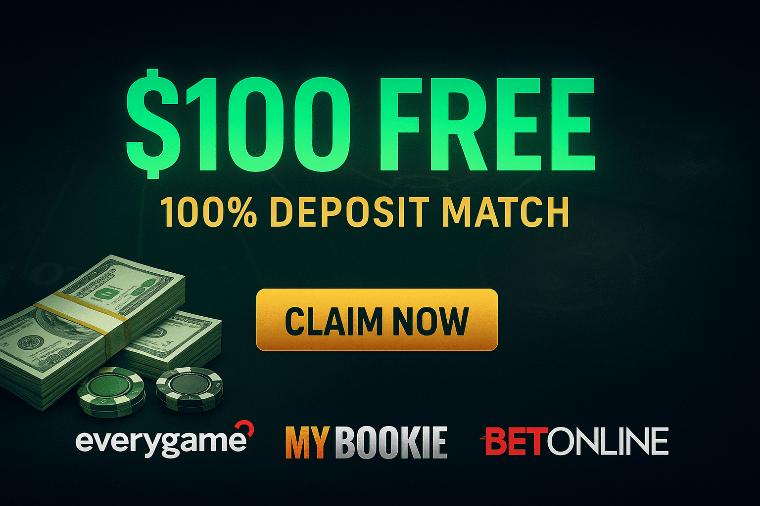 free-100-bonus Free Bet Deals