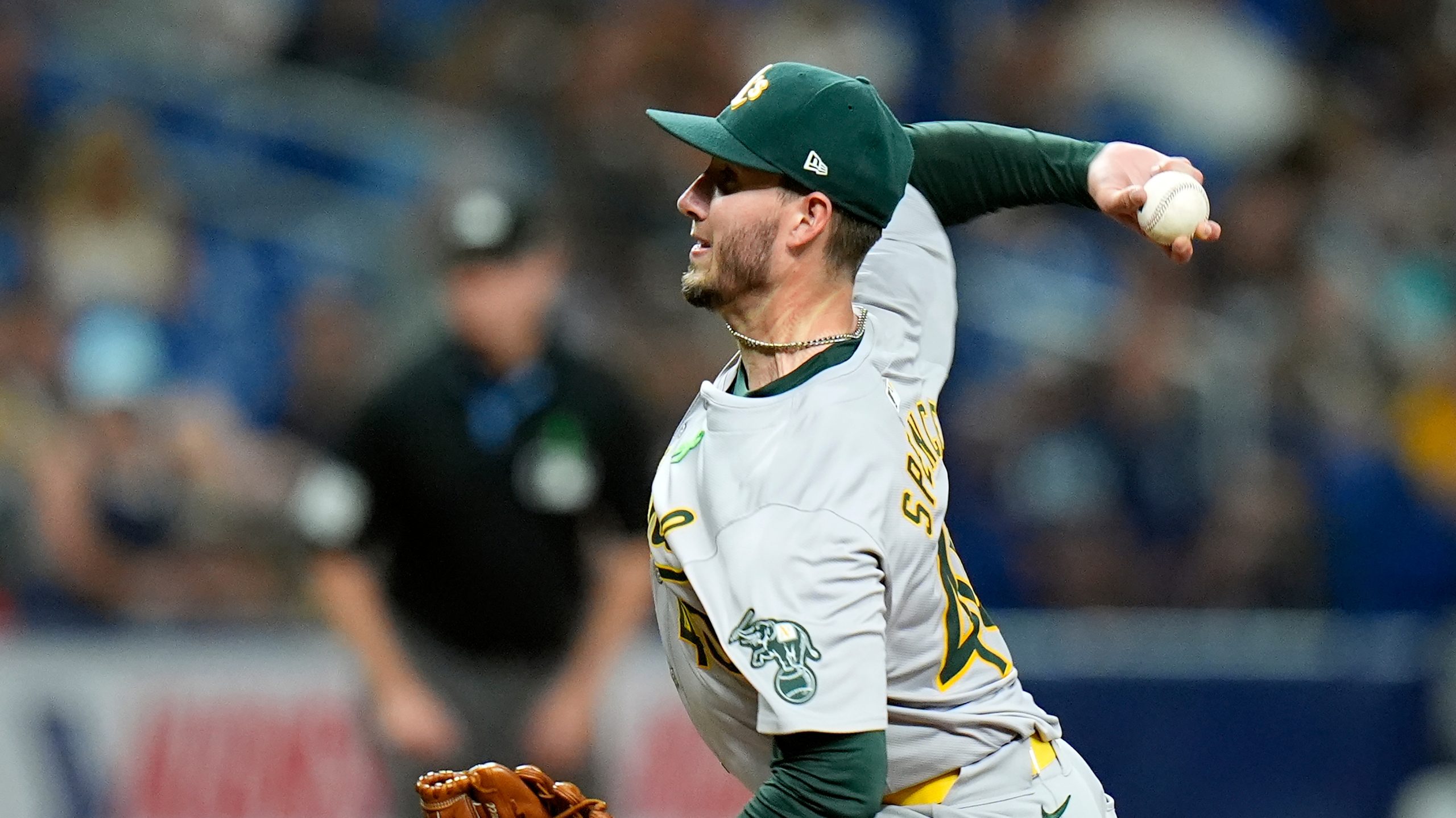 Mitch Spence Oakland A's Starting Pitcher